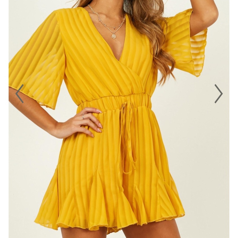 Showpo Mustard yellow Romper
